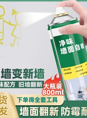 墙面自喷漆白色乳胶漆墙壁修复家用室内补墙修补补墙膏防霉防潮