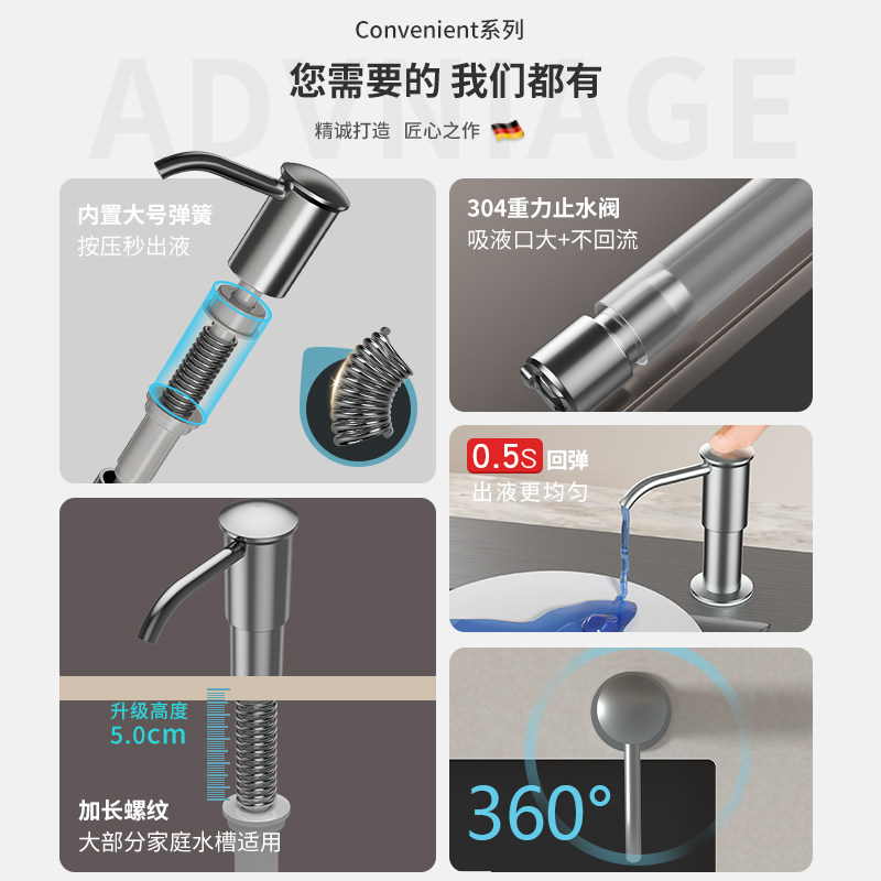 厨房洗洁精按压器洗菜盆压取器水槽皂液器延长管泵头延长器加长管,家装主材,水槽皂液器,淘宝优惠券,粉丝福利购,淘宝优惠卷