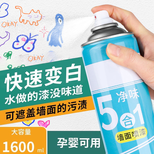 墙面自喷漆乳胶漆室内家用油漆