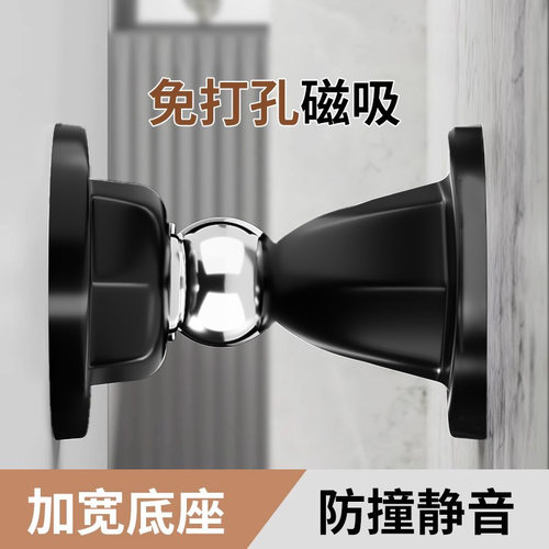 新款门吸免打孔阻防撞地吸硅胶