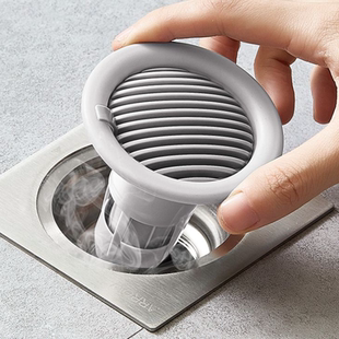 地漏防臭器下水管道防返臭神器卫生间过滤网洗澡间封口盖堵臭内芯