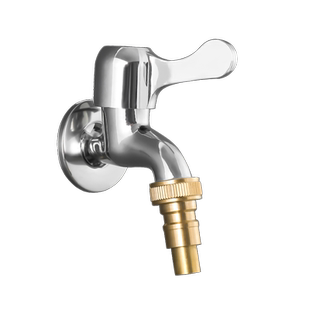 洗衣机水龙头自动止水阀防止脱落水嘴转接头全铜通用家用4分配件