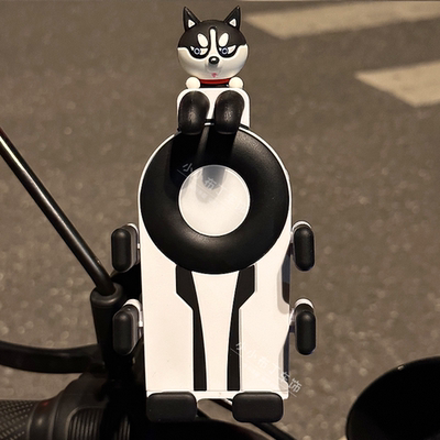 新款电动车摩托车手机支架防震