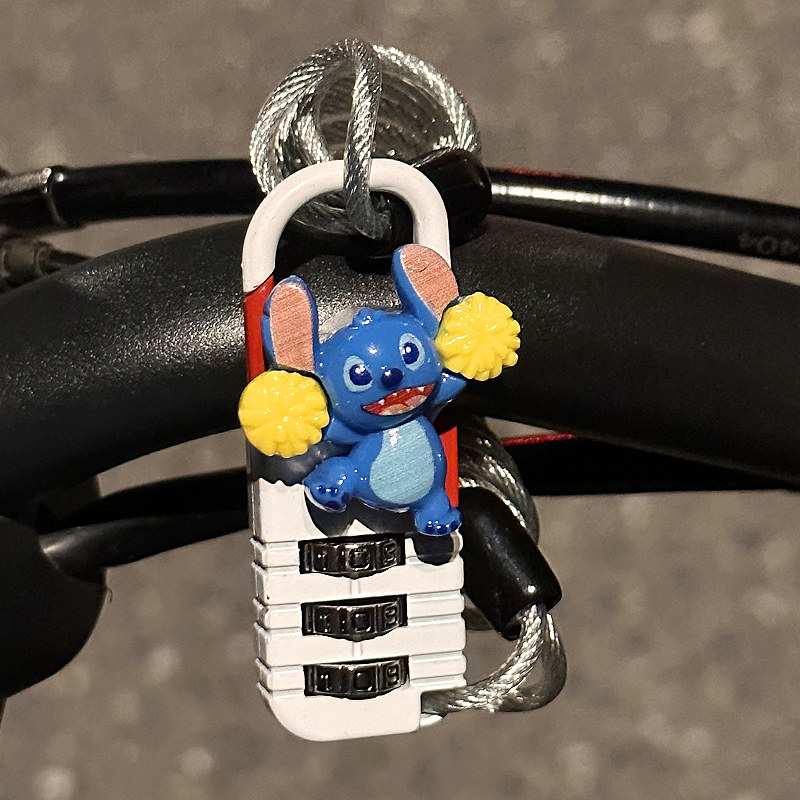 自行车锁专用密码锁挂锁防盗锁