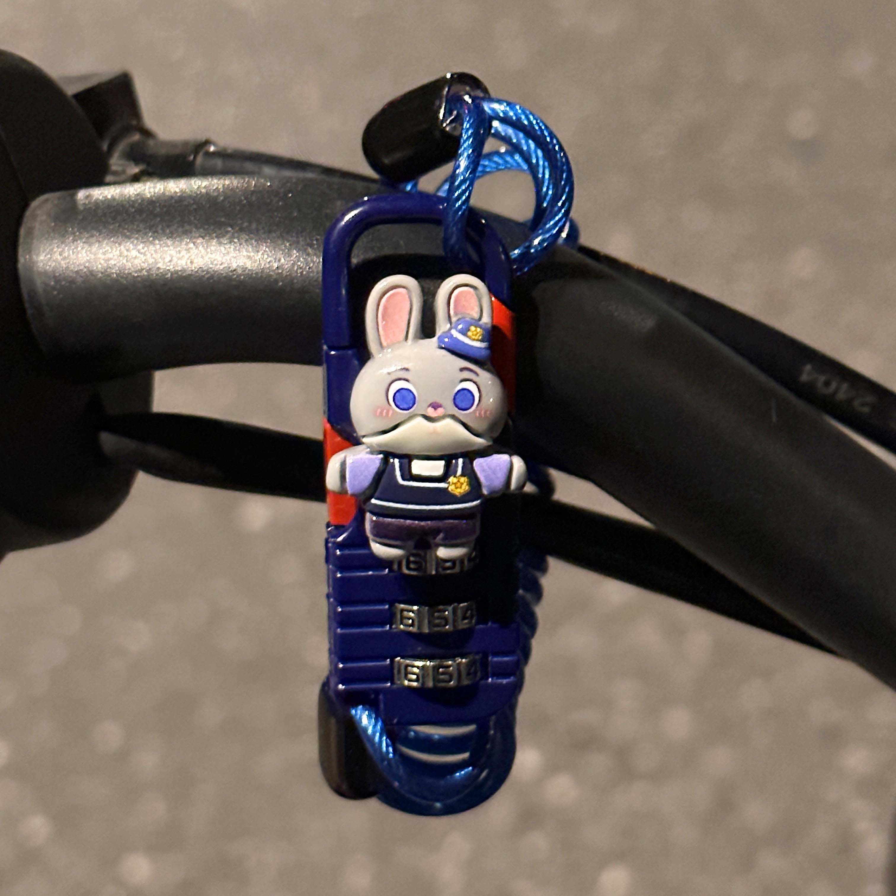 疯狂动物城电动车头盔锁山地车自行车锁可爱防盗密码锁链条钢缆锁,电动车/配件/交通工具,电动车锁,淘宝优惠券,粉丝福利购,淘宝优惠卷