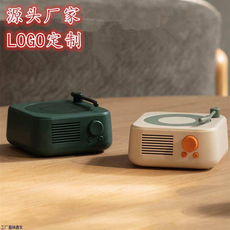 原子黑胶无线蓝牙音箱USB充电多模式TF卡音频收音机独奏蓝牙音响