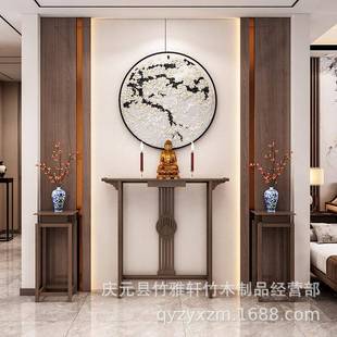入户玄关桌子新窄条案条几供桌贡济型家用经现代佛台神台 WMA中式