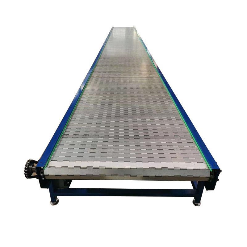 04不锈钢链板输送机耐高温铸造件金属链板输送带食品板链传送机