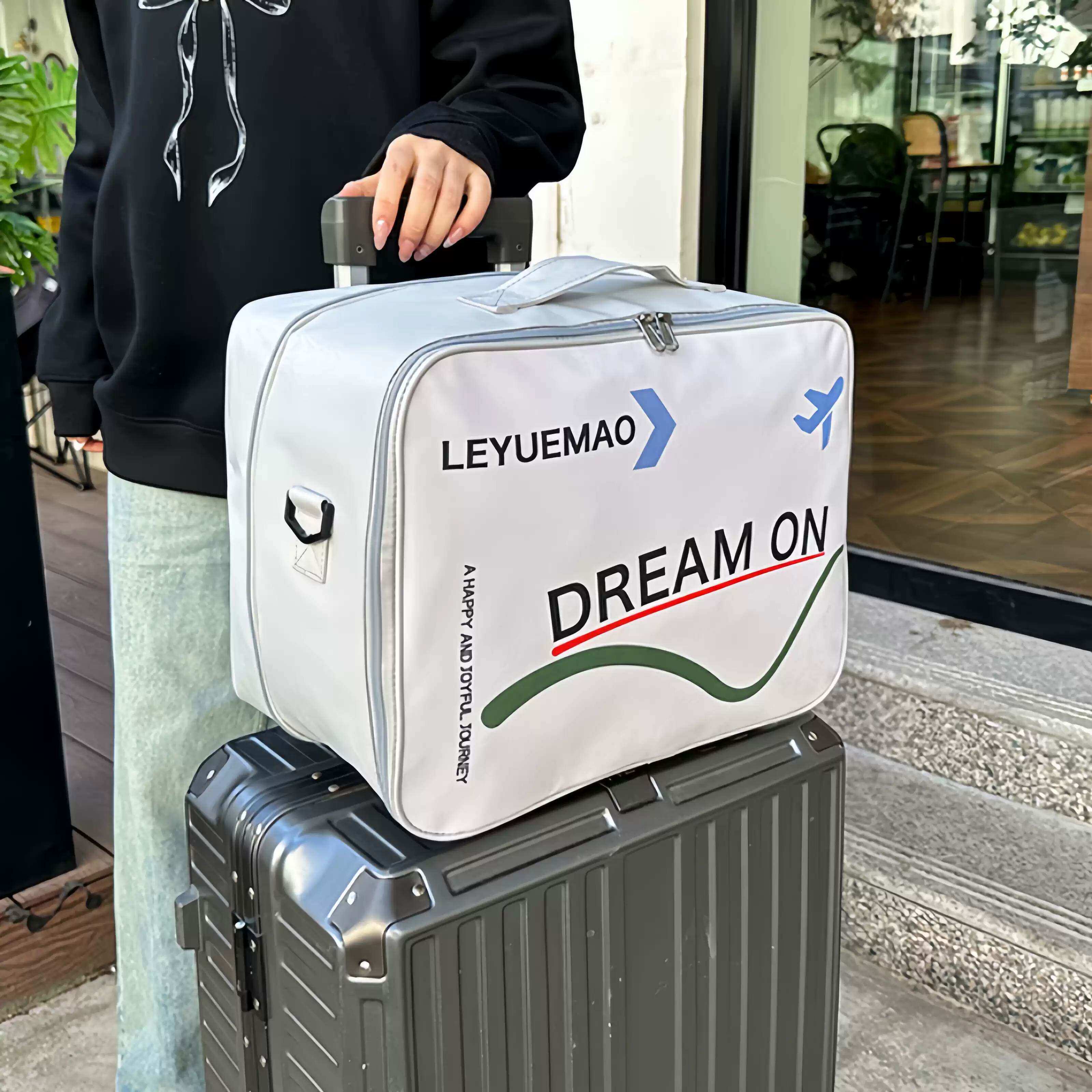 旅行包大容量女手提旅行袋出差背包待产收纳包运动健身包行李袋