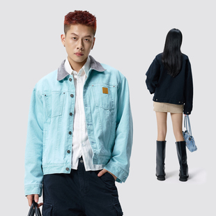 Remedy美式复古底特律工装夹克男女秋冬新款宽松休闲水洗夹棉外套