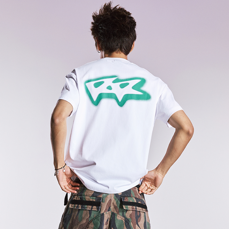 Remedy 美式街头潮牌假面半袖体恤夏季国潮休闲宽松百搭短袖T恤男