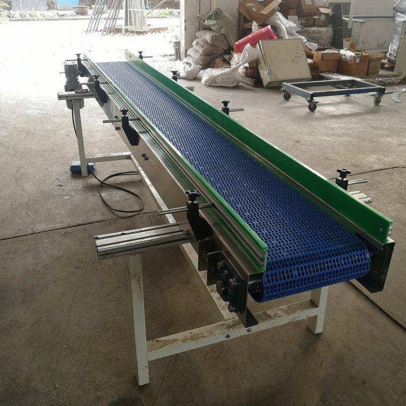 厂家生产食品网带输送机塑料模块转弯网带输送机耐高温输送线