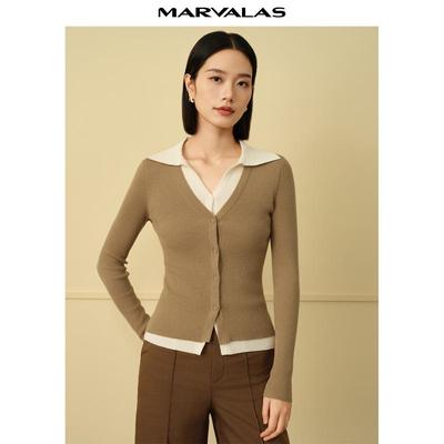 曼德诗绵羊毛套头套头衫