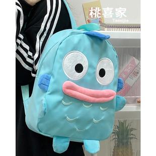搞怪大学生背包 可爱卡通动漫百搭小丑鱼丑萌双肩包中学生书包个性