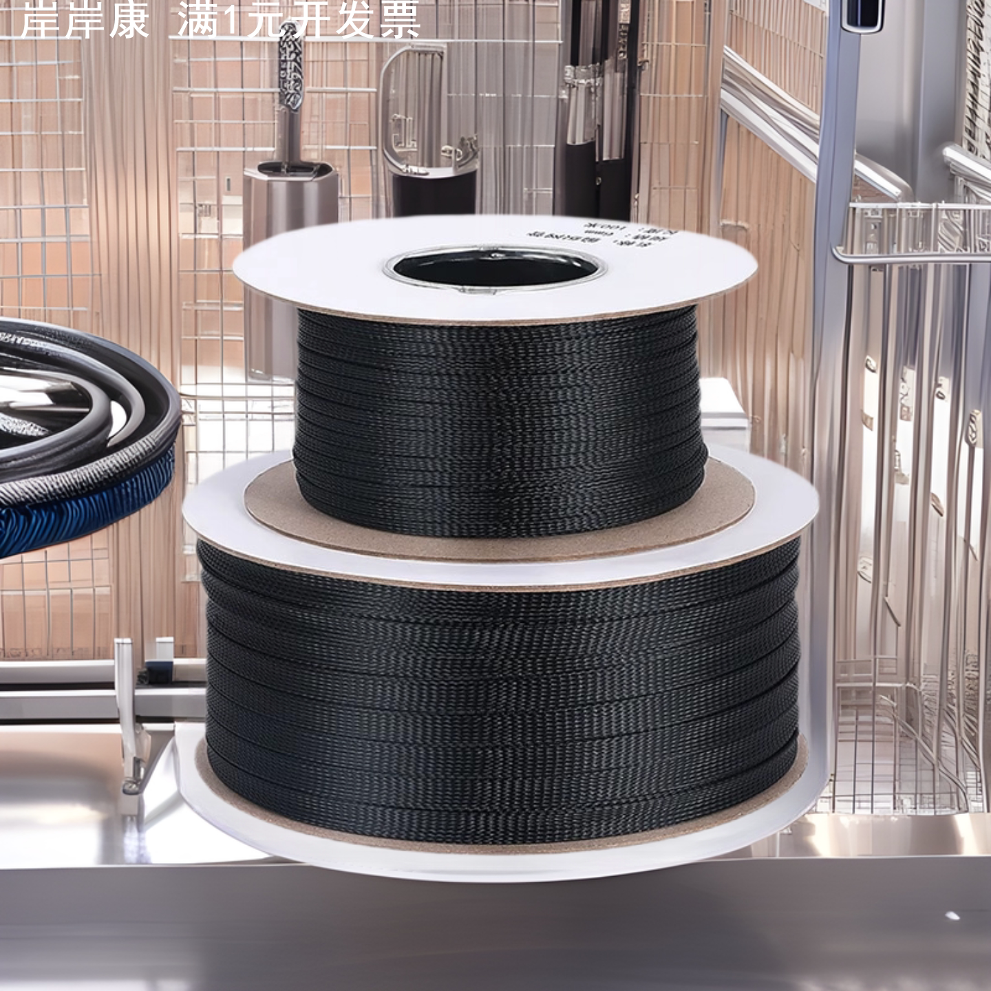 阻燃尼龙编织网管网管PET伸缩网套管压扁蛇皮网管2mm-100mm软管