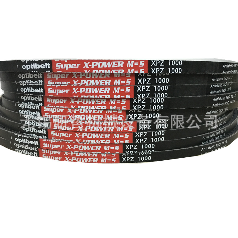德国OPTIBELT欧皮特窄V皮带 欧比特工业带三角带聚氨脂橡胶同步带