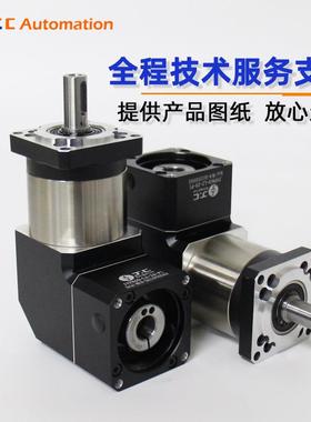 直齿减速箱JVF90-L1-5-P186步进电机用5速比专用直角行星减速机