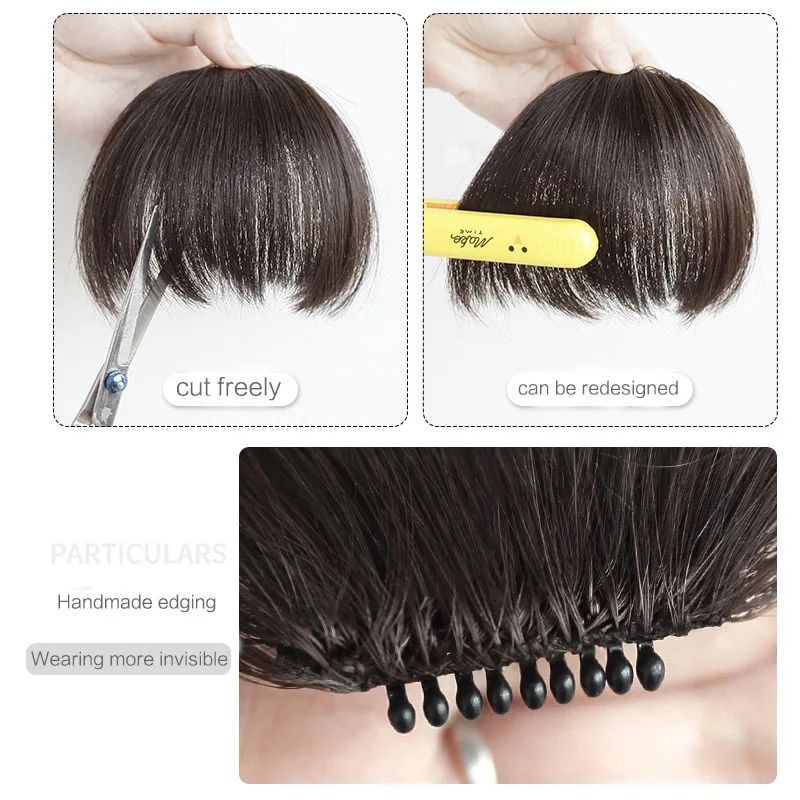 Synthectic bangs Fake Bangs Hair Piece Clip In Hair Bangs Ha