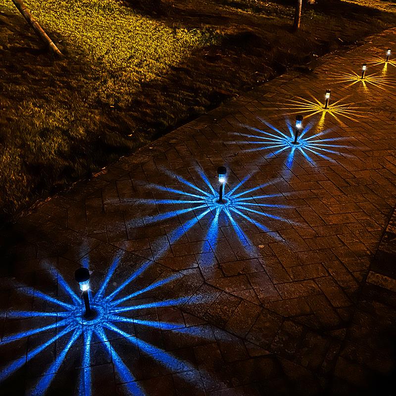 太阳能草坪灯外别墅庭院景小管灯观灯置户外布灯花园灯院防水子地