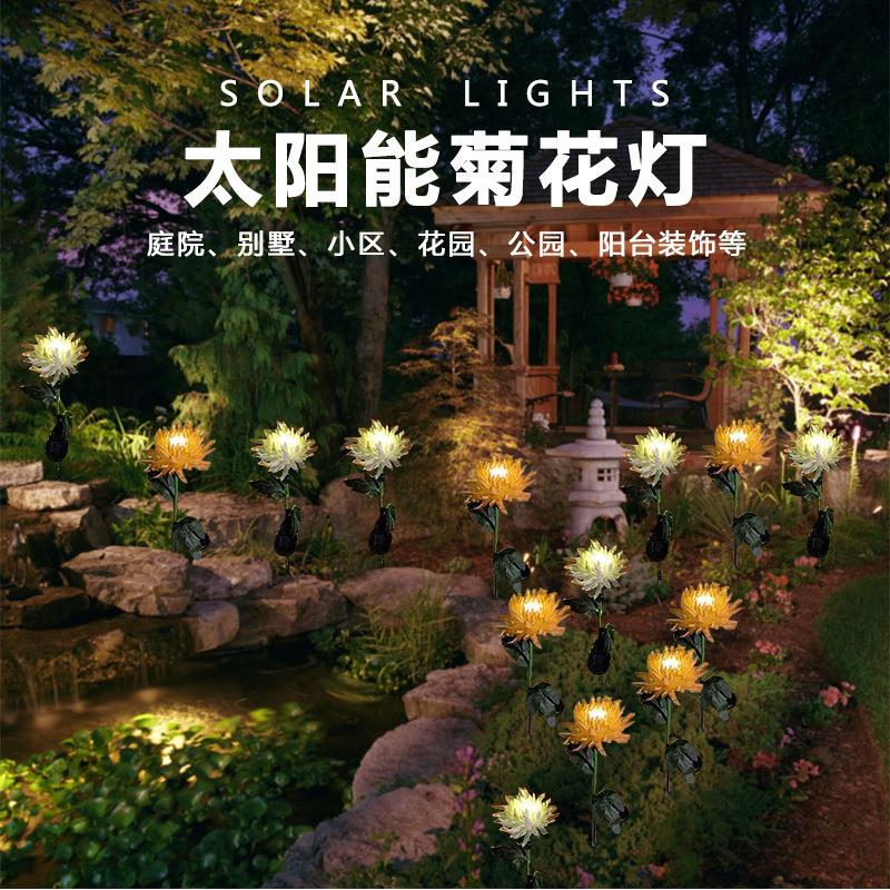 境跨坪新款户外地插草庭KW-20220院灯园装饰感应景观灯LED太阳能