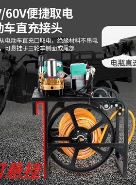 自动排线双电机自动遥控收卷管648v60V自动v电动0药机打新式高压