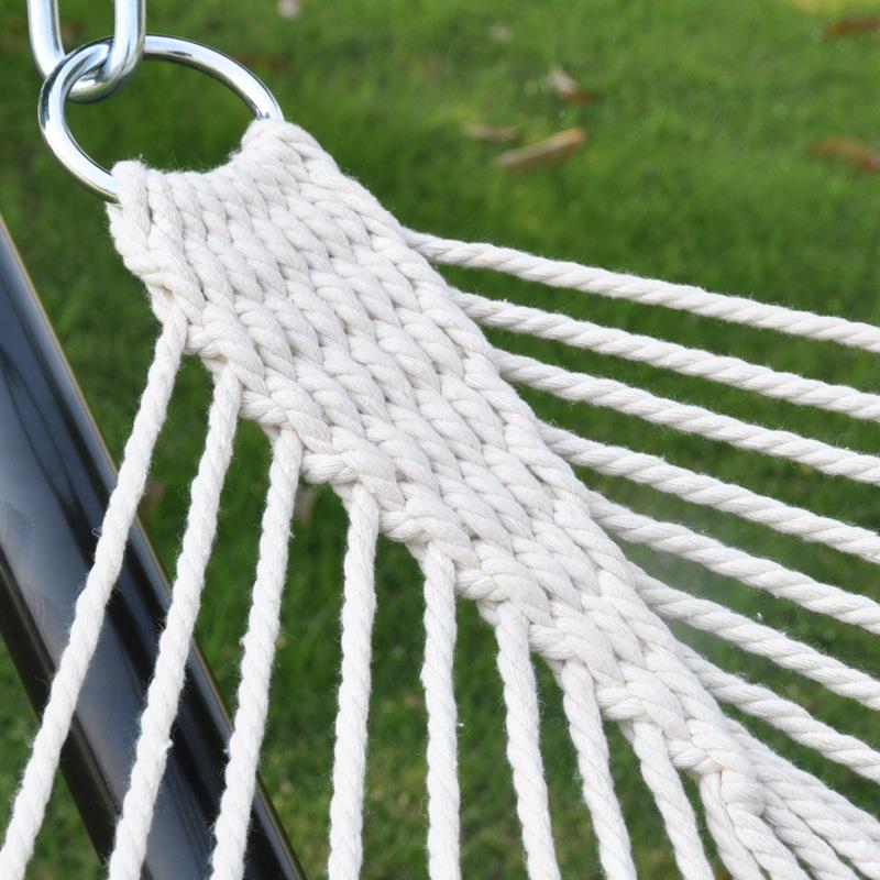 吊户吊外吊床双棉绳网吊床户外情侣网状透人气秋千60床架椅