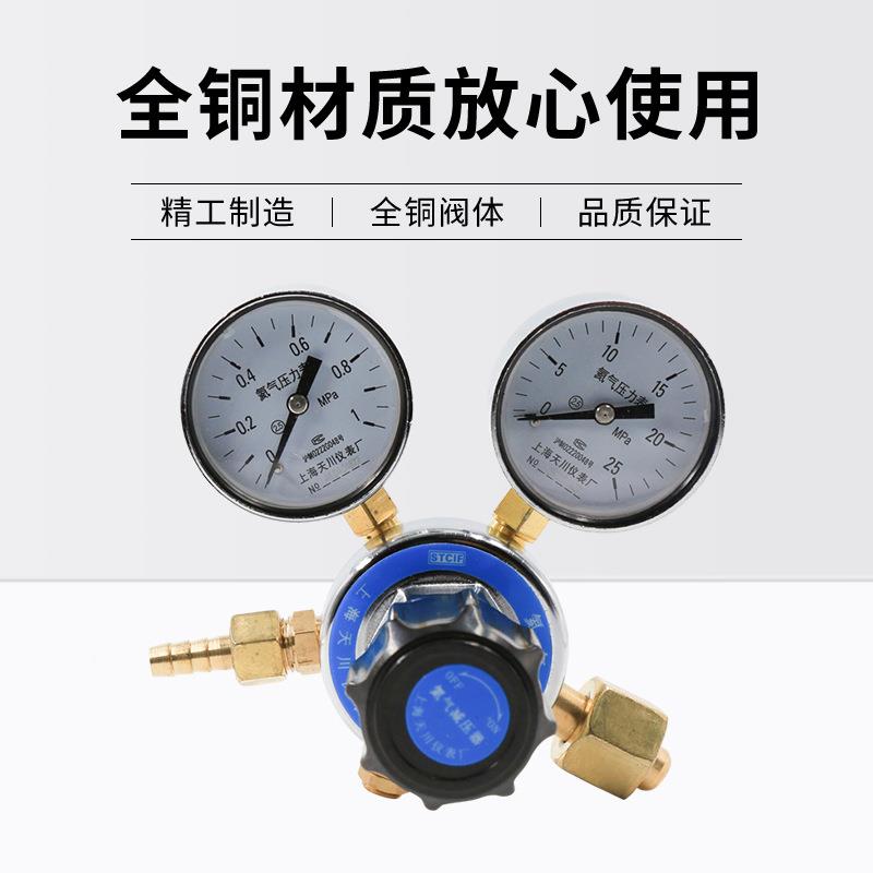 YQE-5 上海减压器5 1*2MPa减压阀单级H氦气减压器上海YQHE-5氦气