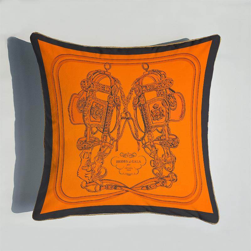 欧式轻奢爱马风系列双面印花抱枕靠垫KTV酒店沙发靠背抱枕套,居家布艺,抱枕被,淘宝优惠券,粉丝福利购,淘宝优惠卷