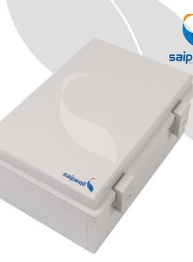 斯普威尔供应合页搭扣防水接线盒 SP-MG-192813翻盖式塑料接线盒