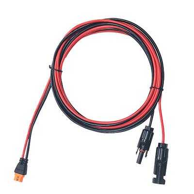 MC4转XT60I（2+1）带信号针 2米1015红黑12AWG线可按需定 制长度