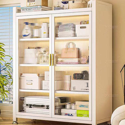 带门落地钢制收纳柜书柜