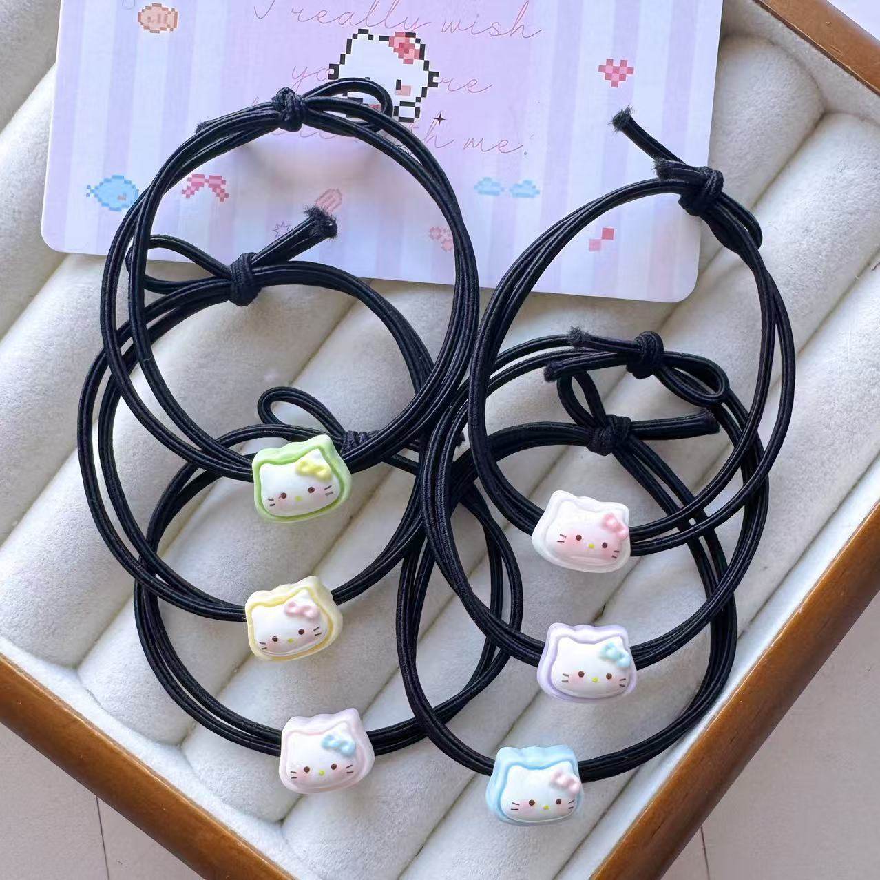 可爱KT猫发绳简约ins头绳情侣闺蜜手链小皮筋送男友森系发圈,饰品/流行首饰/时尚饰品新,发饰,淘宝优惠券,粉丝福利购,淘宝优惠卷