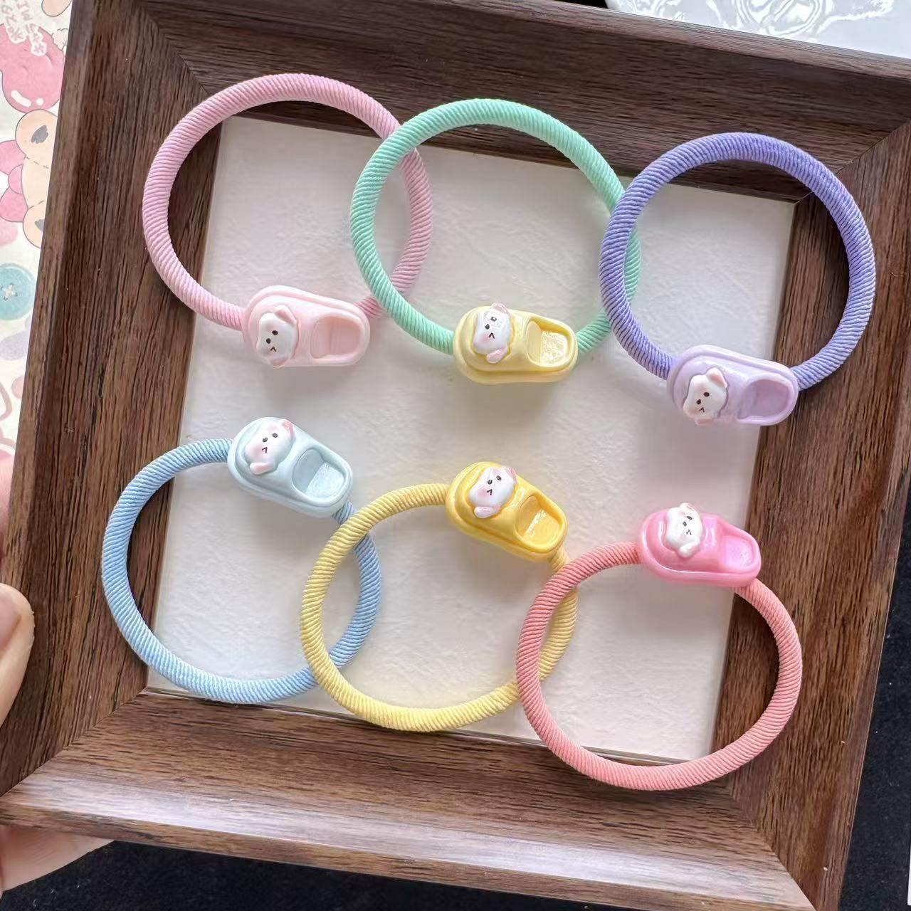 爆款可爱彩色斜纹呆萌鞋子发绳心马尾皮筋发圈头绳发饰头饰,饰品/流行首饰/时尚饰品新,发饰,淘宝优惠券,粉丝福利购,淘宝优惠卷