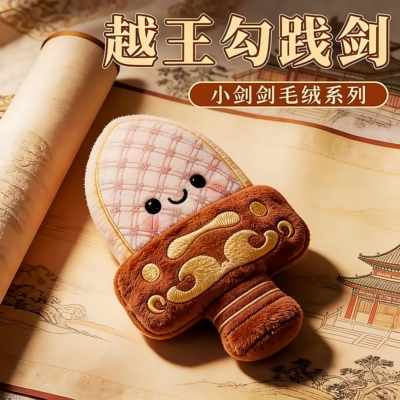 【会发声】Q版越王勾剑毛绒玩具