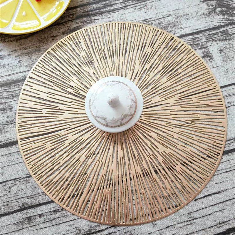 Round Coaster Innsulation Table Mats Pads Plastic Table Plac