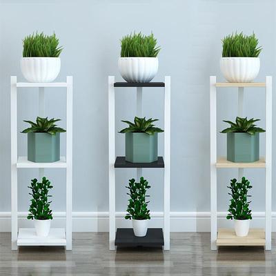花架多层客厅绿萝落地架多肉花盆架木质室内阳台花架子现代简约风
