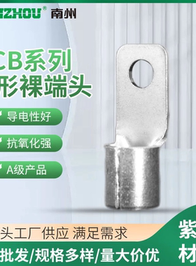 方头铜鼻子紫铜镀锡方形接线端子CB80/70-8/22-5/22-8/38-8/60-10