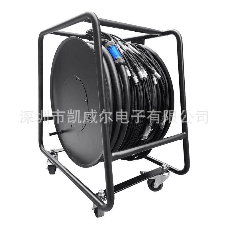 cat超6类八芯屏蔽复合网线多通电缆6车 8通道LOB网道舞台电缆线车