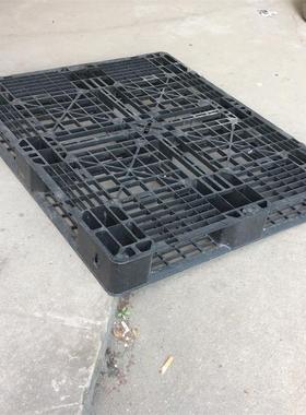 12板1仓1网格田字出口用塑料托盘周EBH黑色回料卡板垫一次性物流