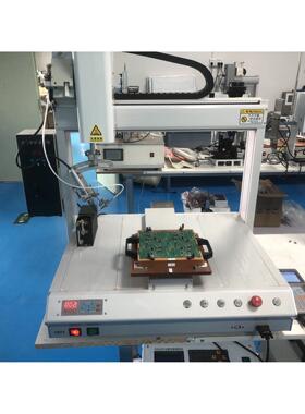 全自动备焊机PCB线路焊接LE锡D面板灯焊锡设旋转焊线剥QH-0板线一