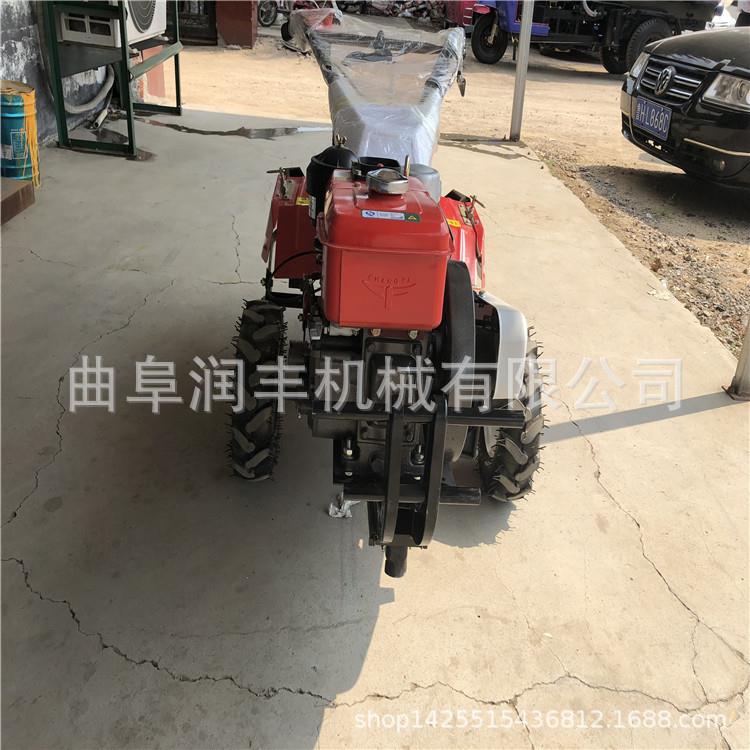 手推式微四驱旋耕机家菜园子柴油除草机大棚业庭果园汽SNQ油耕林图片
