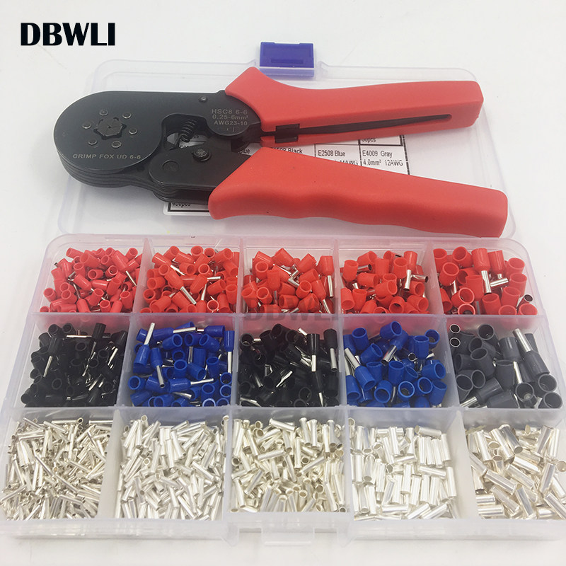现货150pcs 0.25-10mm2 2-10AWG C8 6-4/6-6 0.25-6mm2 crimpig