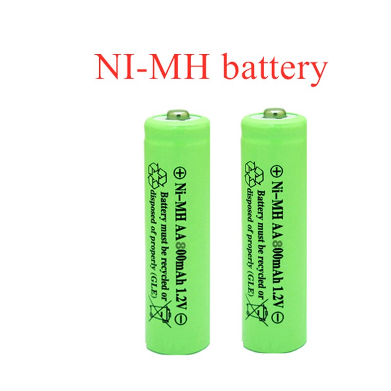 现货(2pcs/ lot) AA 1.2V 800mAh i-MH ad 18650 Rechargble Batt