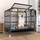 速发狗笼子厕型犬带大所分离中型犬小型柯犬基金毛室内大围栏
