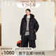 连帽中长款 N28专场 白鹅绒服女秋冬