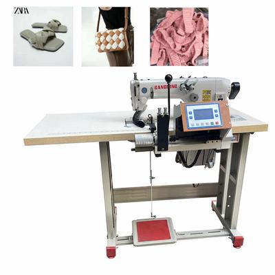 自动链式平缝机前拉式翻条机反暗线猪肠带抽条机加烫反带抽条机