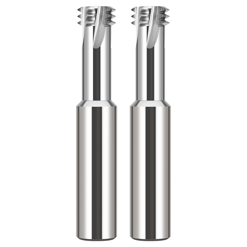 ST护套三牙65度钨钢螺纹铣刀 CC三齿铣牙刀M1-M24用