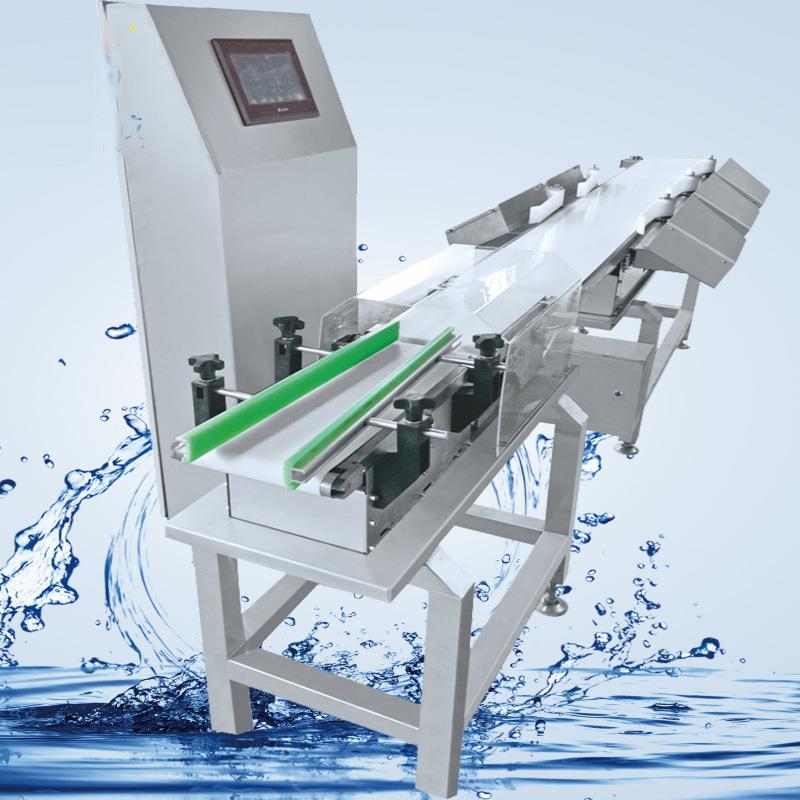 流水线果蔬重量分选机水果称重分拣机鱼类动态筛选分级机