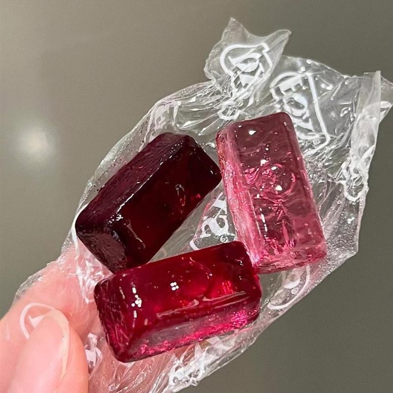 -新货FOXS四季茶味硬糖水晶糖什锦水果糖混合果汁水果硬糖罐装薄