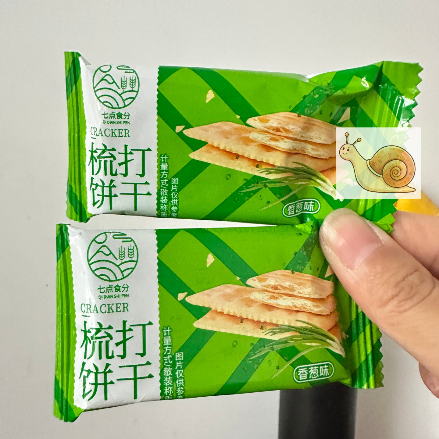 葱香葱苏打饼干整箱无蔗糖